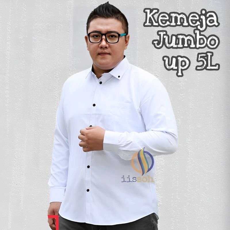 Terwuwu kemeja panjang pria cowok gatlemen cowok biru navy dongker polos formal kantor