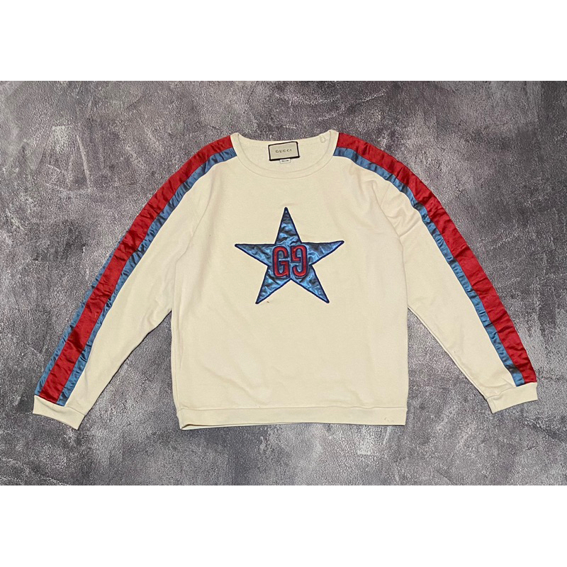 Crewneck Gucci GG Star second preloved