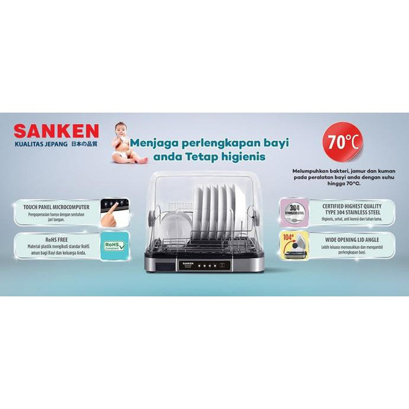 Sanken Dish Dryer DD-30 DD-60 Dish Sterilizer Alat Steril Peralatan Mesin Pengering Steril DD 30 DD 60 DD30 DD60