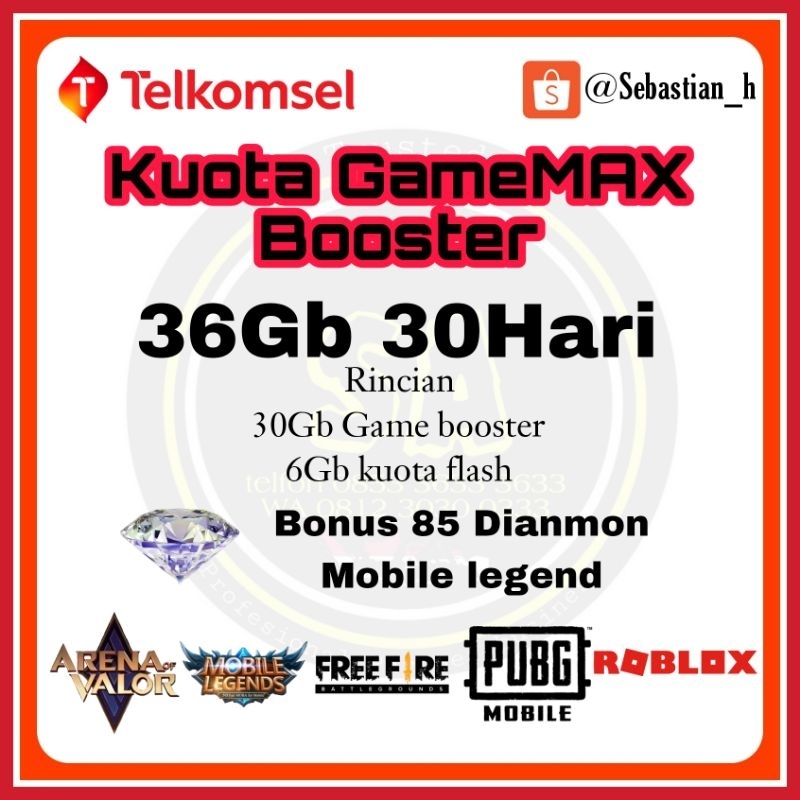 KUOTA GAMEBOOTES TELKOMSEL , PAKET INTERNET GAME