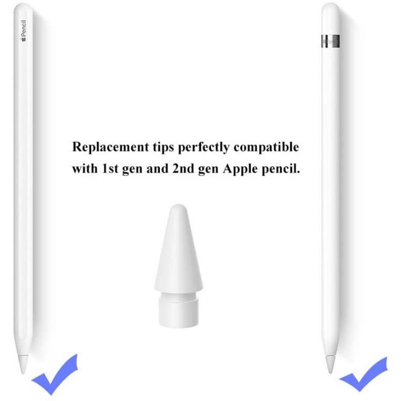 Replacement Tip Nib Apple Pencil Generasi 2 1 Ujung Pen 1st 2nd Gen