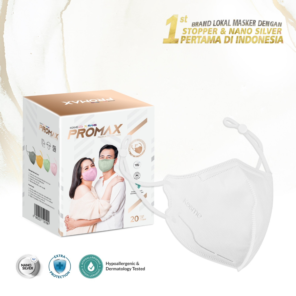 KOSMEMASK PROMAX NANO SILVER BUNDLING 3BOX