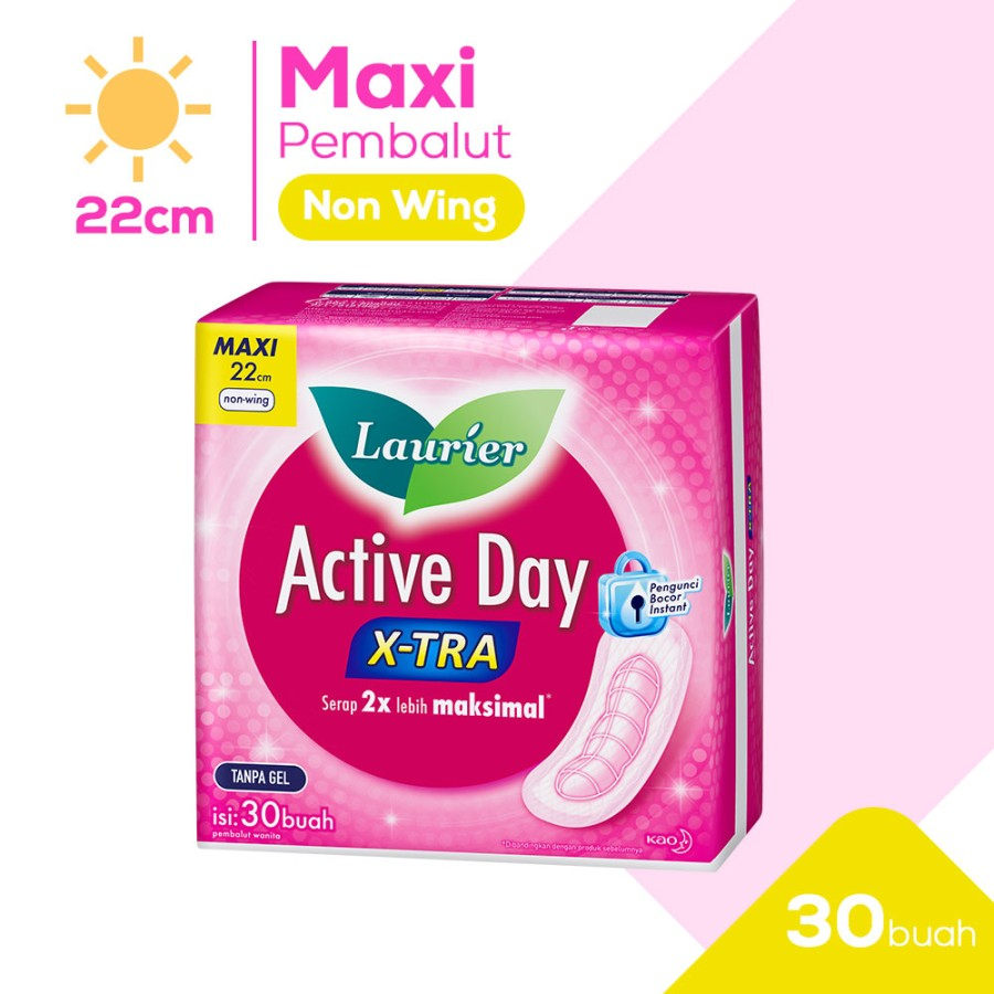 LAURIER Active Day Non WIng Super Maxi 30s
