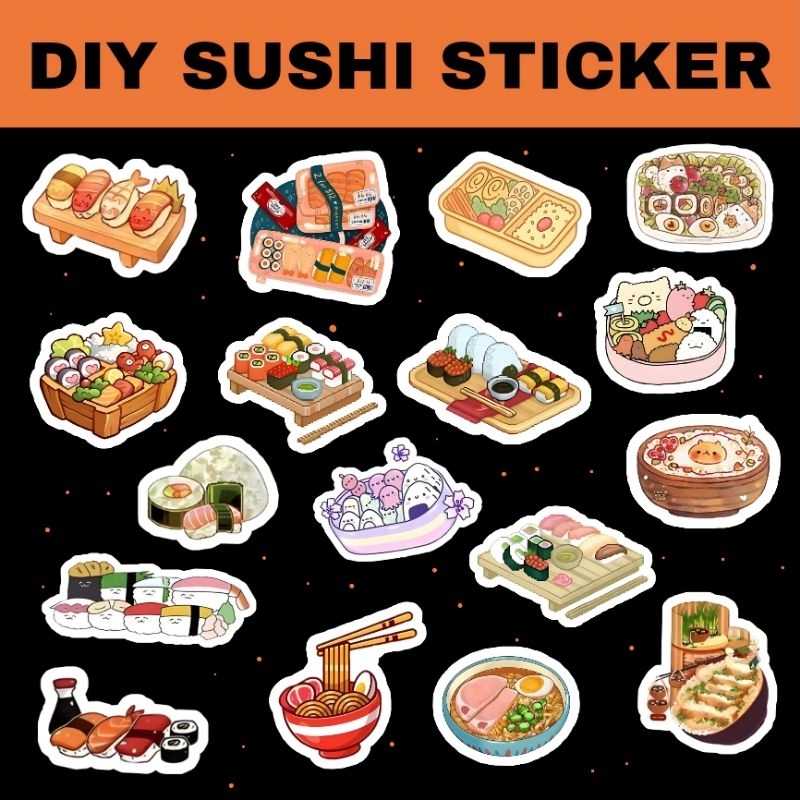 

DIY STICKER SUSHI