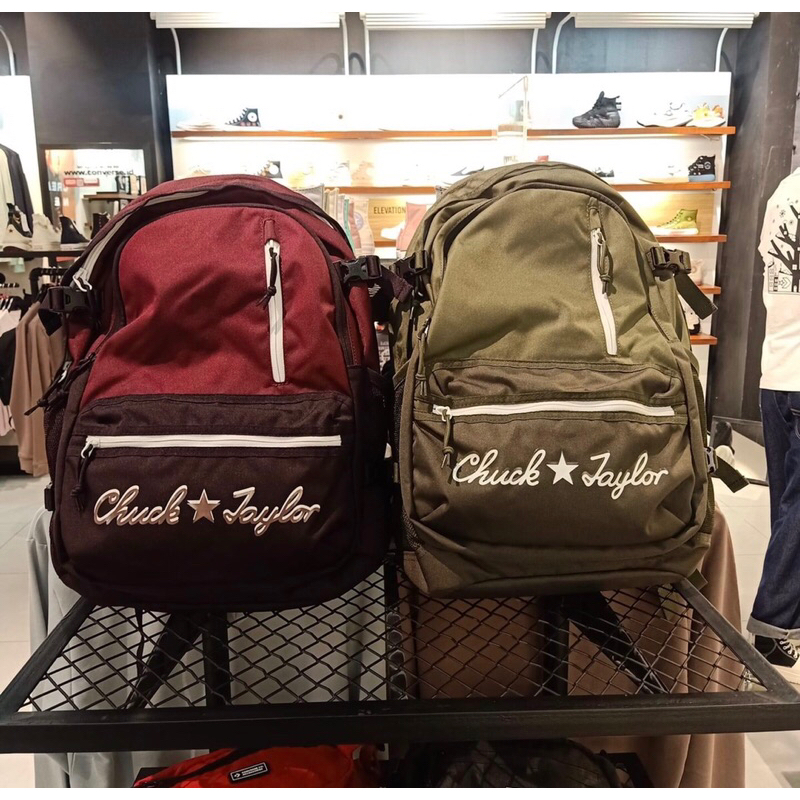 CONVERSE BAGPACK 4 SLOT (STRAIGHT EDGE) ORIGINAL MURAH!!