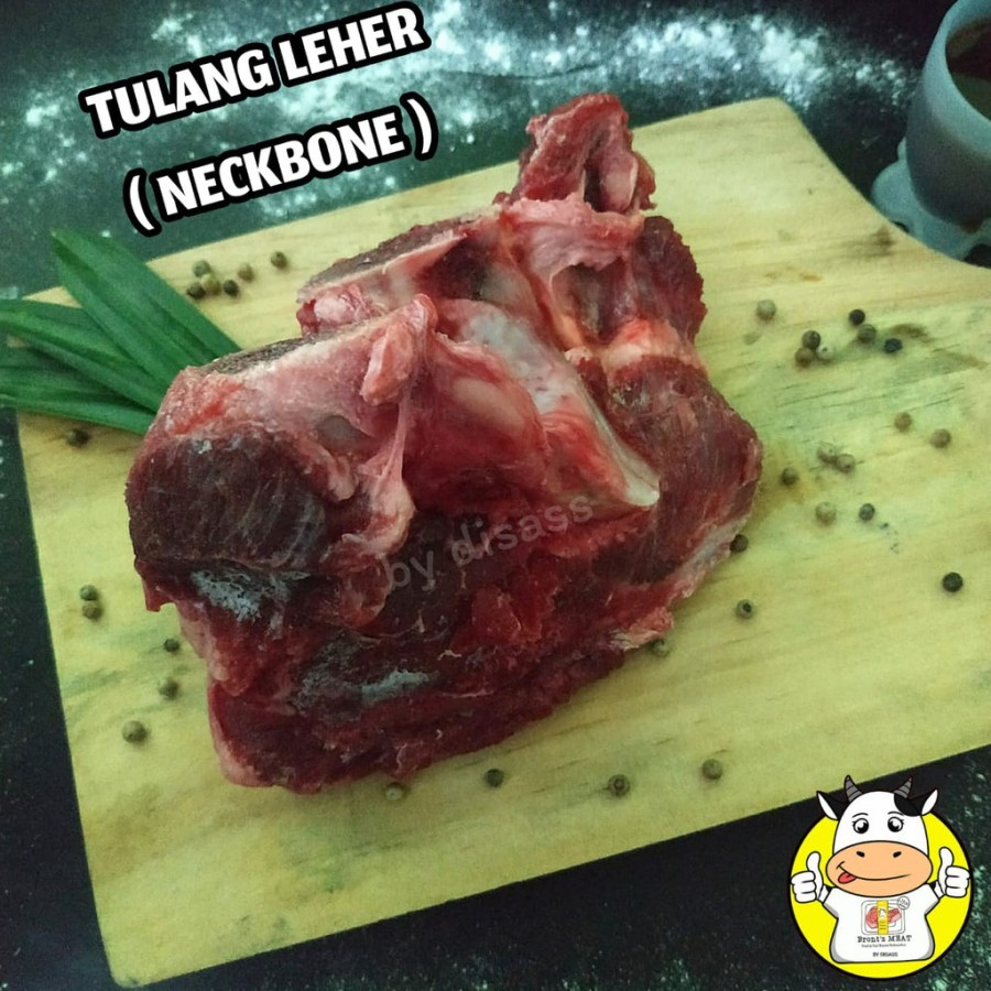 

TULANG LEHER SAPI PREMIUM 500GR - NECKBONE - DAGING SAPI IMPORT - BRONTZ JOGJA