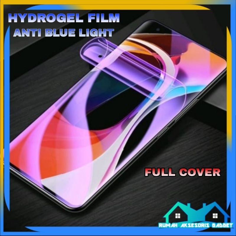 HYDROGEL ANTI BLUE LIGHT RAY XIAOMI REDMI pelindung layar hp 2 2S 3 3S 3 pro 3x note 3 4 4A 4X 4 Prime 4X snap dragon mediatek 5 5A 5+ 5X note 5 pro 6 6A 6 6X MiA2 lite Note 6 6 7 8 8A pro Finger