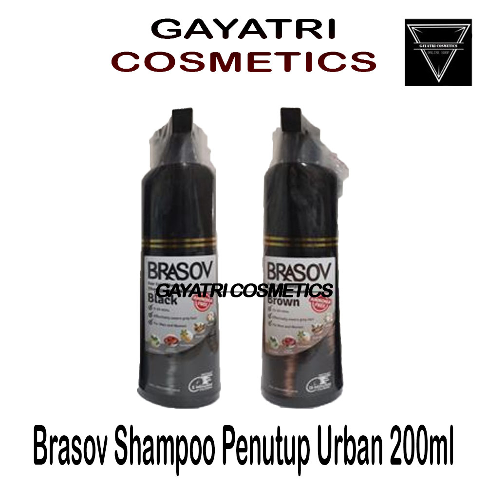 Brasov Shampoo Penutup Uban 200ml Amonia Free