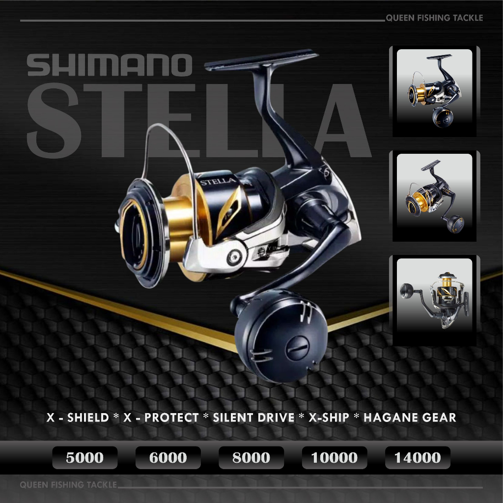 REEL SHIMANO STELLA 20/21 SIZE 5000 / 6000 / 8000 / 10000 / 14000