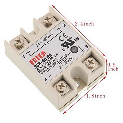 Single-Phase DC Control AC Relay SSR-40DA 40A (546)