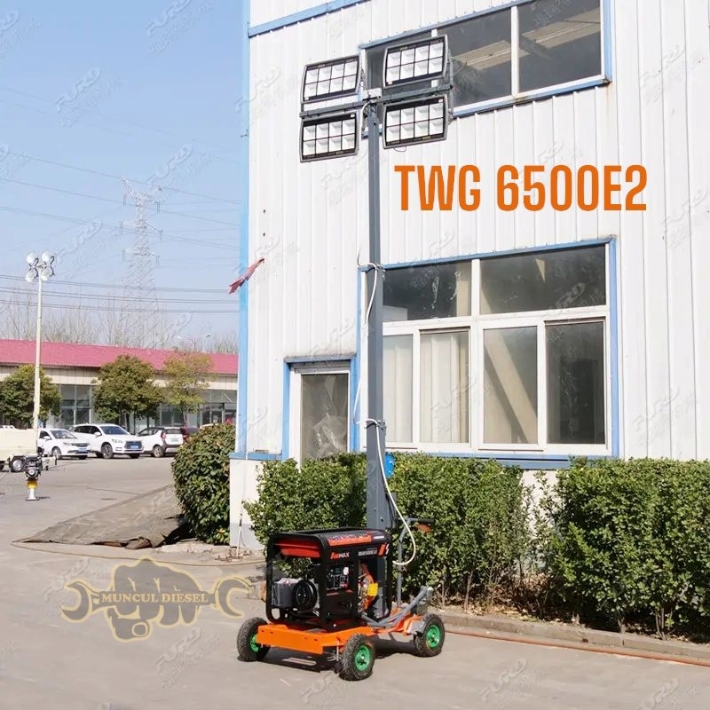 Gasoline generator tigon TWG6500E mesin las 4in1 meain las generator multifungsi (Generator,aircompl