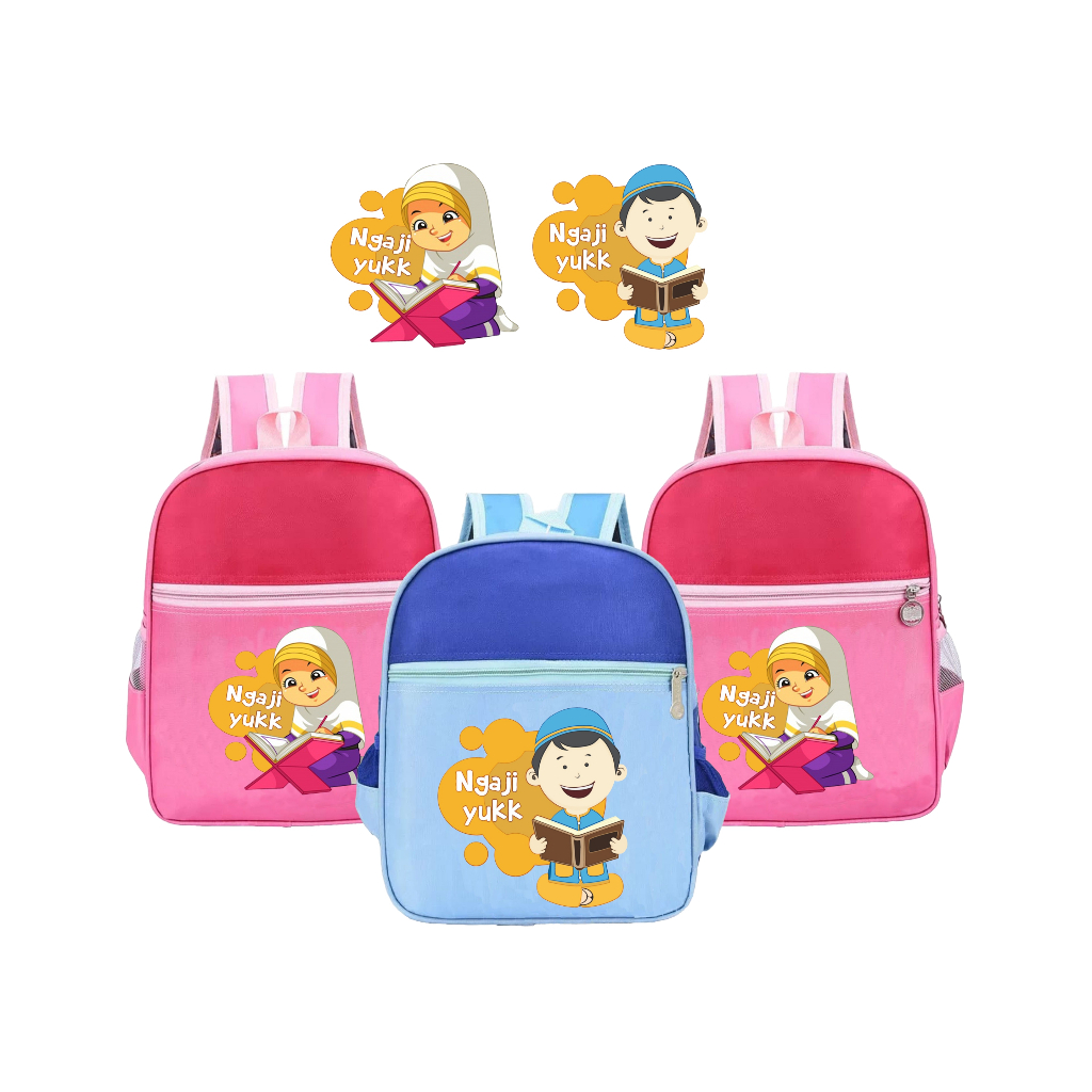 PVJ - Tas Ransel  Ngaji Anak Sekolah TK / MI Laki laki dan Perempuan