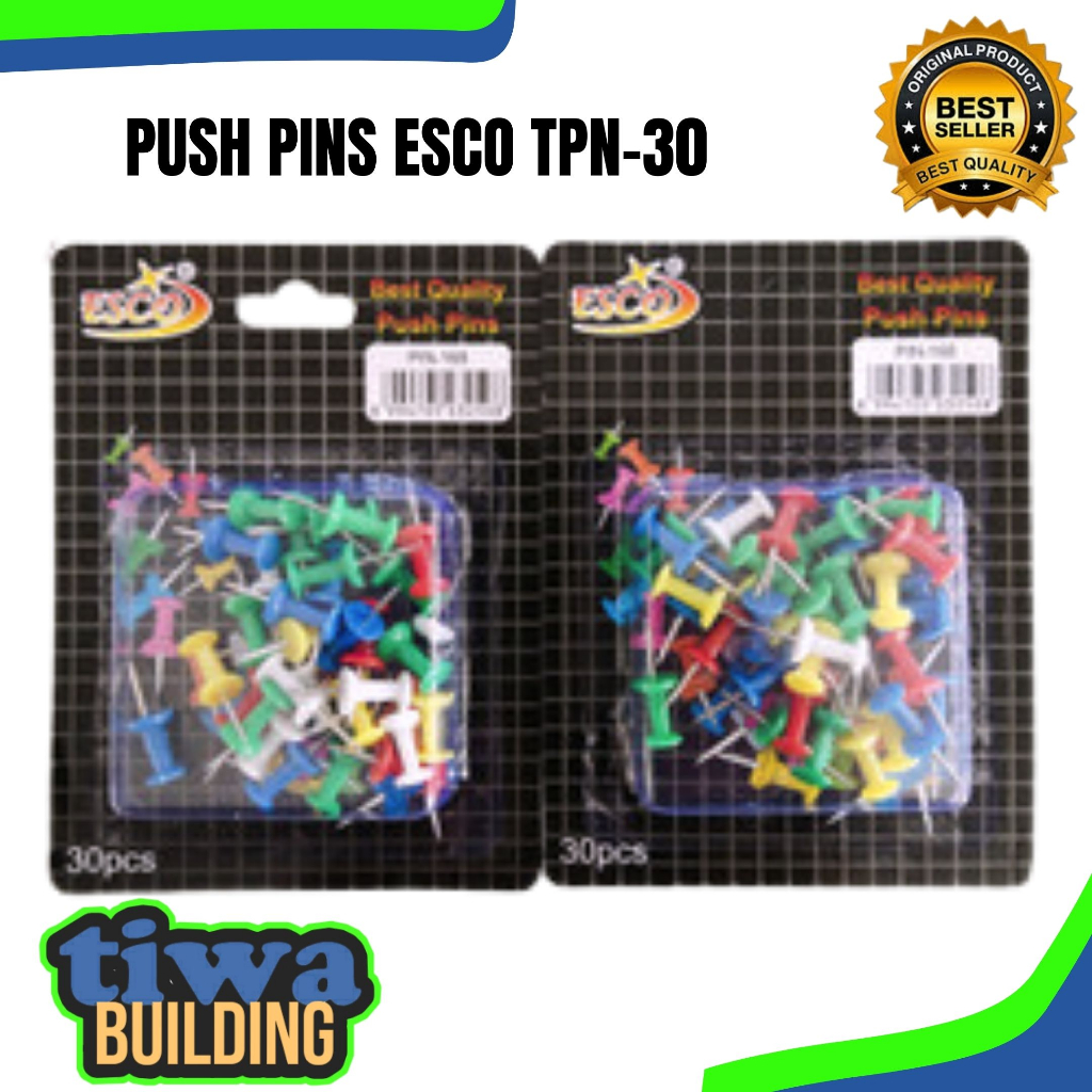 

PUSH PIN ESCO TPN-30 / PAKU PIN / PAKU MADING