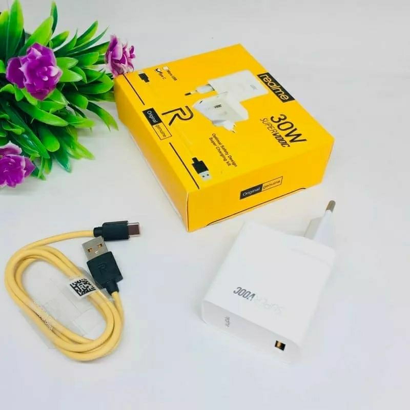 Charger Realme 10 80W Super Dart Fast charging original 100%  Support type C Micro