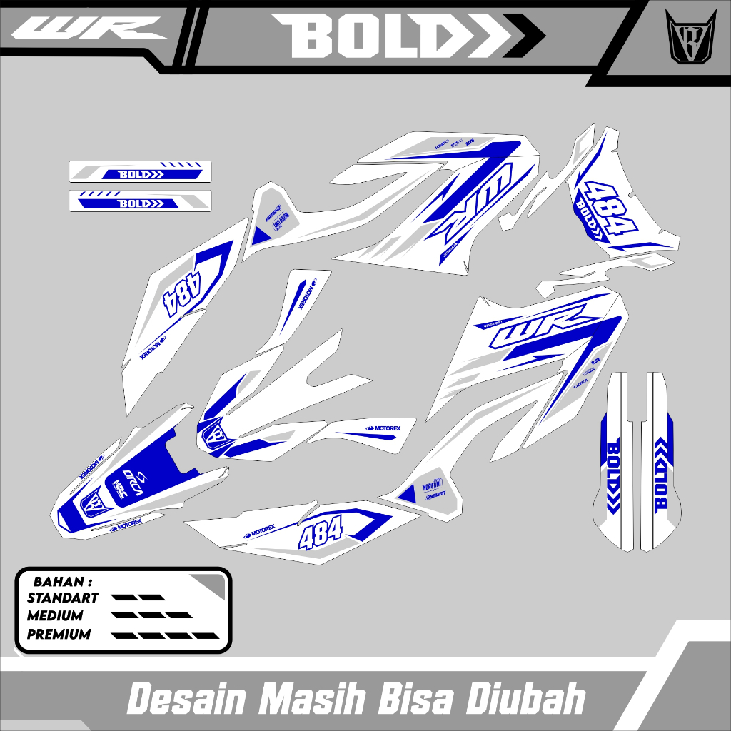 STICKER DECAL Trail YAMAHA WR 155 supermoto 13