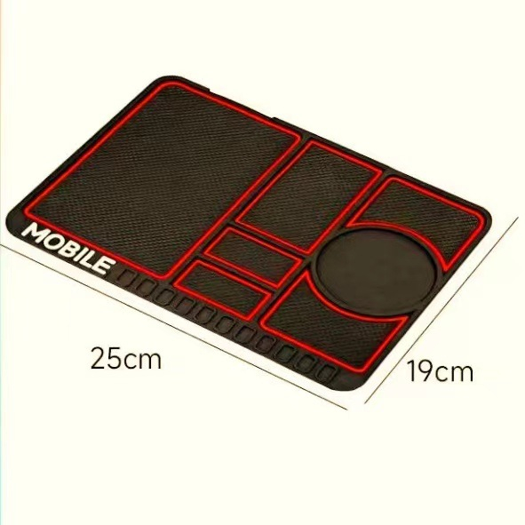 Alas Hp/Dudukan Hp Multifungsi Anti Slip Dashboard Car Pad Mat Phone Holder Bahan Silikon