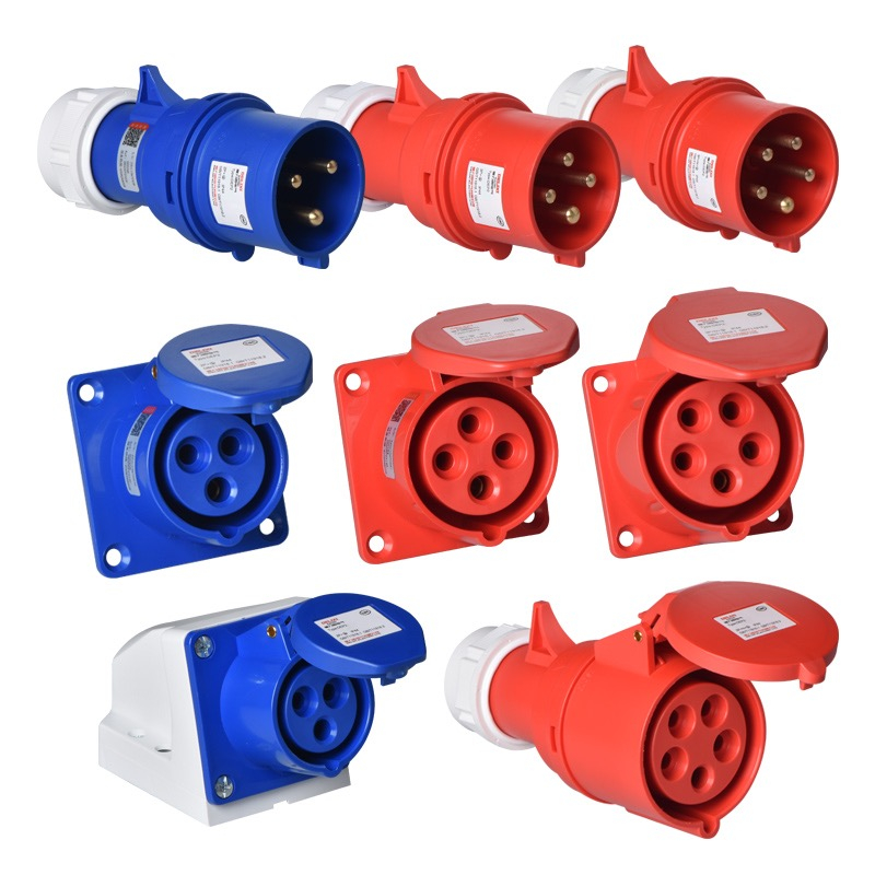 Mounting Plug Male Steker Waterproof Steker Industrial Plug Mounting