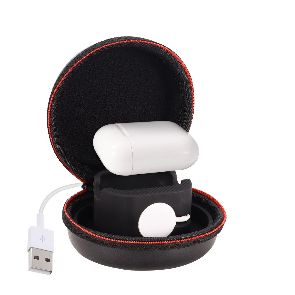 2in1 Case Apple Watch Dock with AirPods Holder Protective Charging Case Holder Travel Storage Box