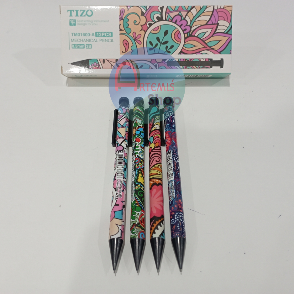 

Pensil Mekanik TIZO TM01600-A 0.5 mm Isi 12 / Mechanical Pencil TIZO TM 01600-A