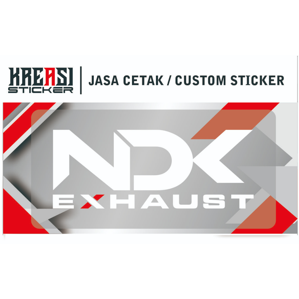 STIKER NDK EXHAUST