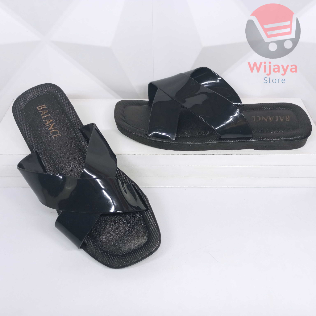 Sandal BALANCE 1246 Sendal Jelly Slop Wanita Import Cewek Perempuan