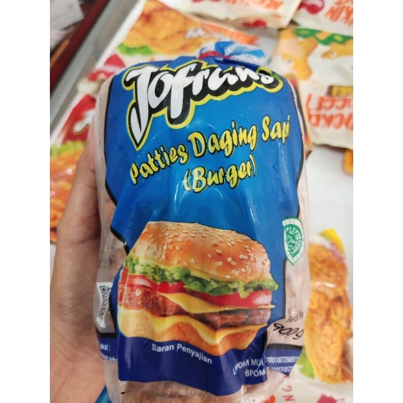 

JOFRANS PATTIES BURGER DAGING SAPI