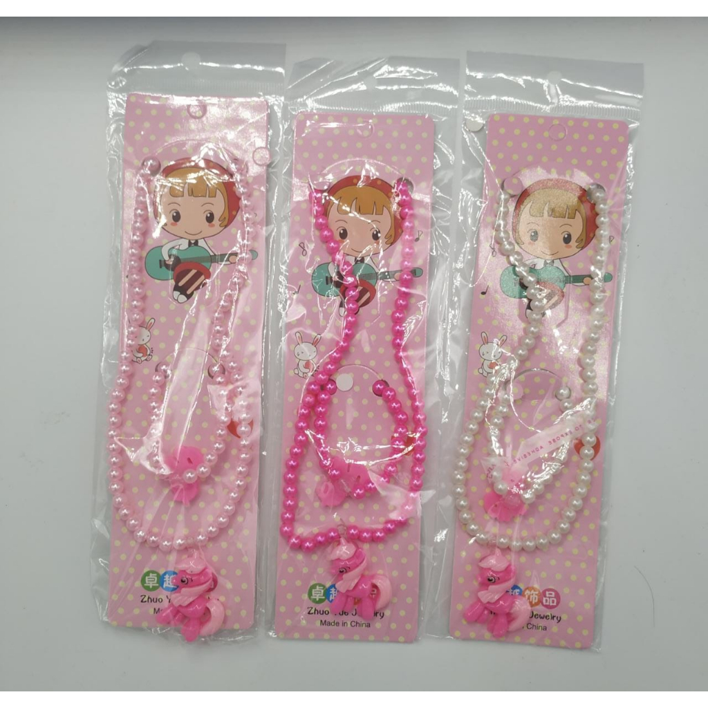 Kalung Mutiara Anak Karakter MY LITTLE PONY