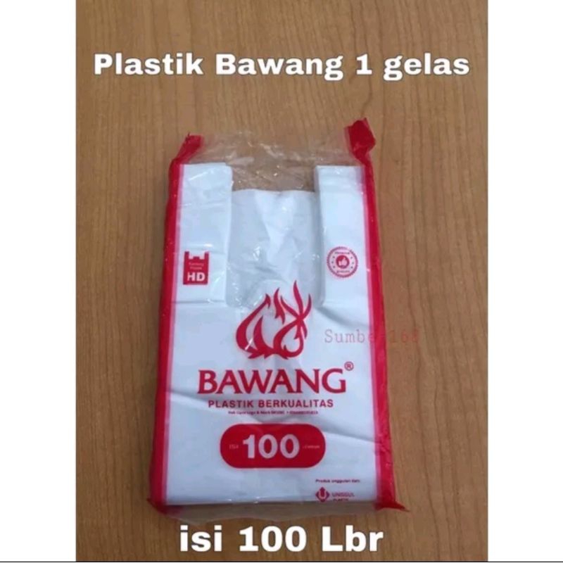 Kantong Plastik Kresek 1 Gelas Oz Bawang / Kresek 2 Gelas Idola HDPE bening TAKE AWAY