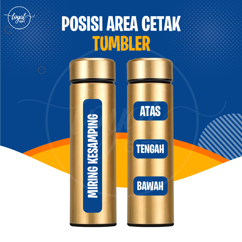 Tumbler Botol Minum Custom LED | GARANSI GANTI BARU