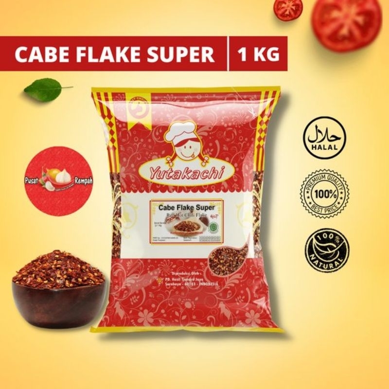 

Cabe Kasar / Cabe Flake Yutakachi 500g
