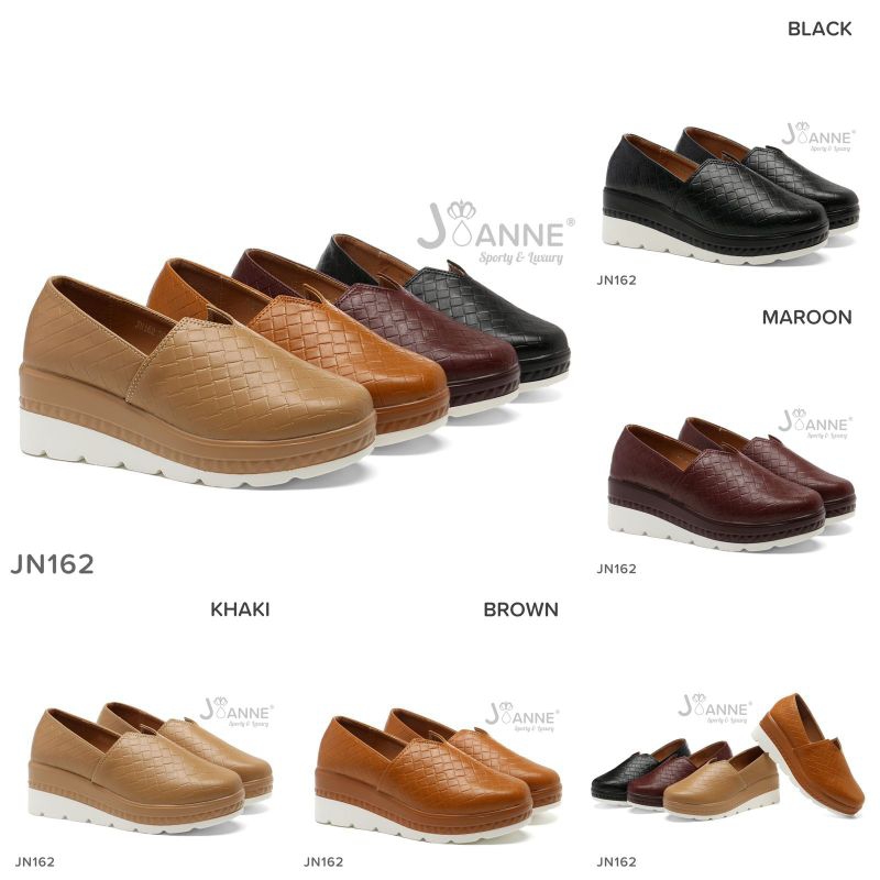 JOANNE Closed Toe Wedges Shoes #JN162 ORIGINAL