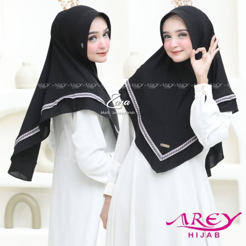 (Original Arey) ZARA •jilbab instan jersey irish•hijab instan pet list