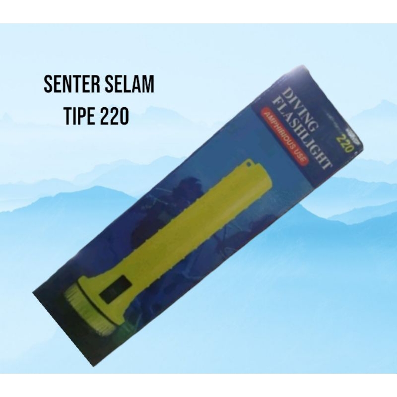 Senter Selam Deving Flashlight Tipe 220/220-1 Senter selam super terang