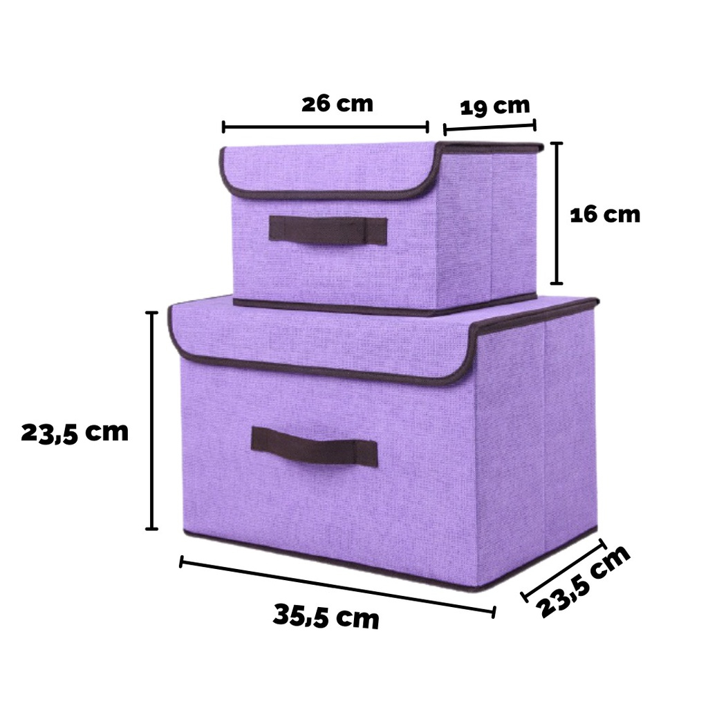 (COD) Box Lipat Tempat Penyimpanan Serbaguna / Box Penyimpanan Baju / Box Penyimpanan Mainan / Box Serbaguna / Storage Box Organizer 2in1