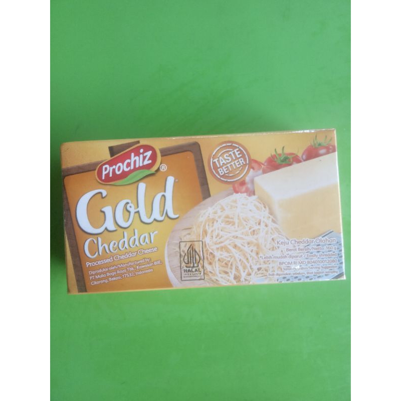 

Keju Cheddar Prochiz Gold 160g