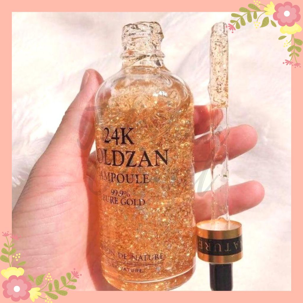 SERUM GLOWING 24K GOLD ZEN ORIGINAL / SERUM MEMUTIHKAN WAJAH DAN MEMBUAT AWET MUDAH.