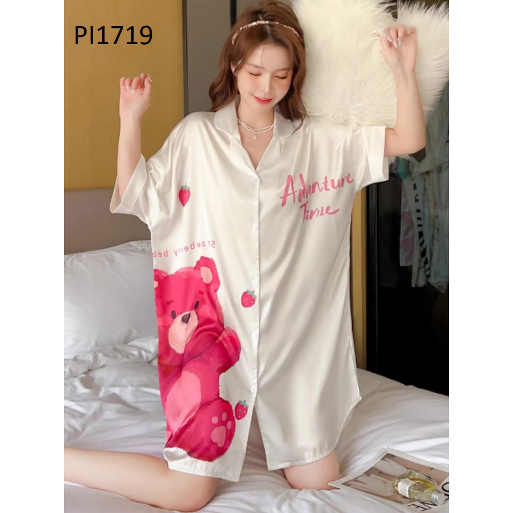 PIYAMA DASTER SUTERA WANITA PI1719