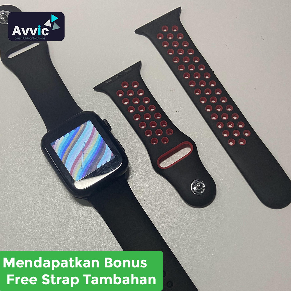 Jam Tangan T55 Smartwatch Bluetooth Double Strap Layar Sentuh 2 Tali Telephone Ganti Foto