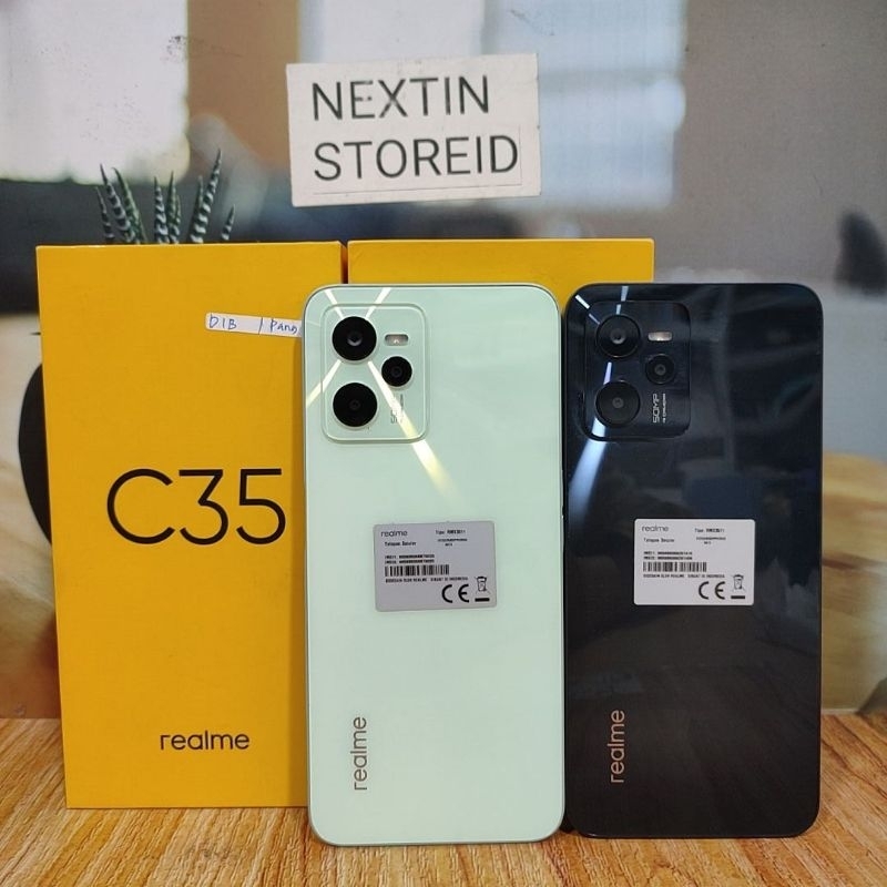 REALME c35 4/64 4/128 SECOND FULLSET BEKAS GARANSI RESMI