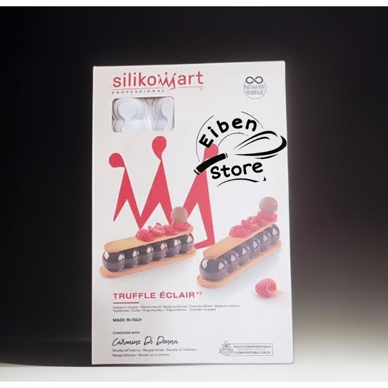 Silikomart Truffle Eclair 75 Silicone Baking & Freezing Mold