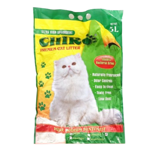 Pasir CHIRO Gumpal Wangi Untuk Kucing 10L