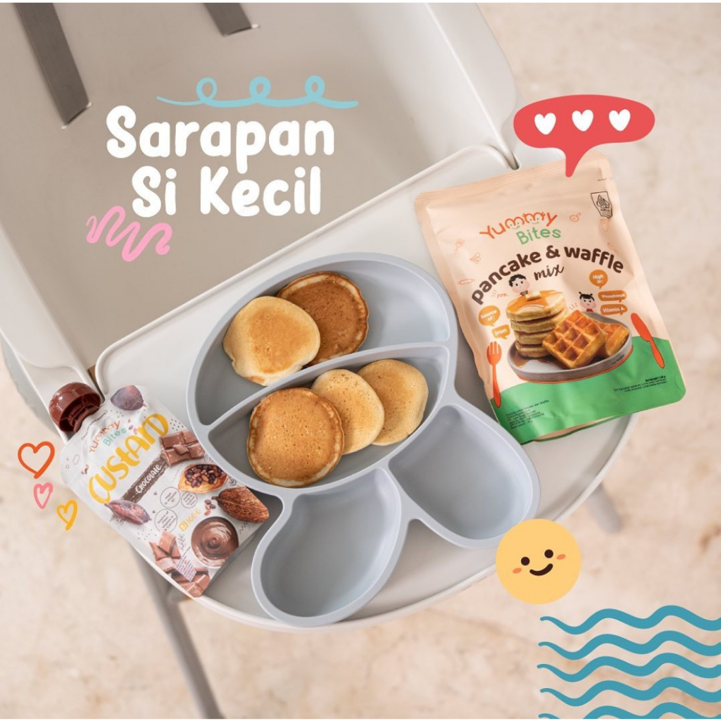 Yummy Bites Pancake &amp; Waffle Mix | Snack Makanan Bayi