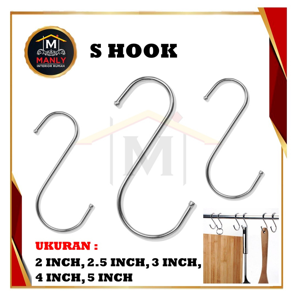 Gantungan Serbaguna Model S - Hook S TERMURAH!!!