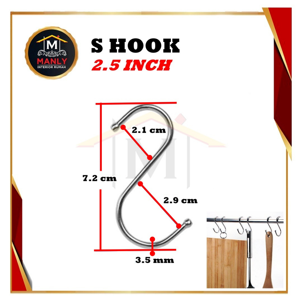 Gantungan Serbaguna Model S - Hook S TERMURAH!!!