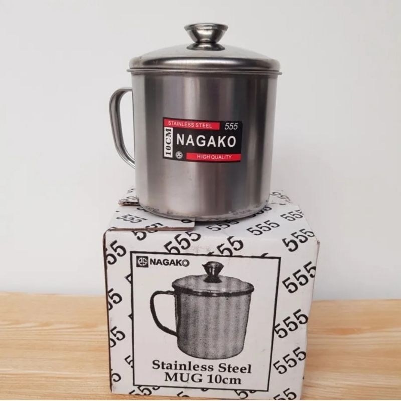 Mug stainless 10 cm/gelas mug stainless