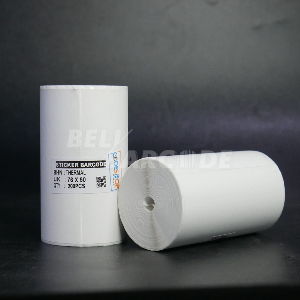 Label Thermal 76 x 50 mm Coreles isi 200 Pcs Stiker Printer 80mm 76x50