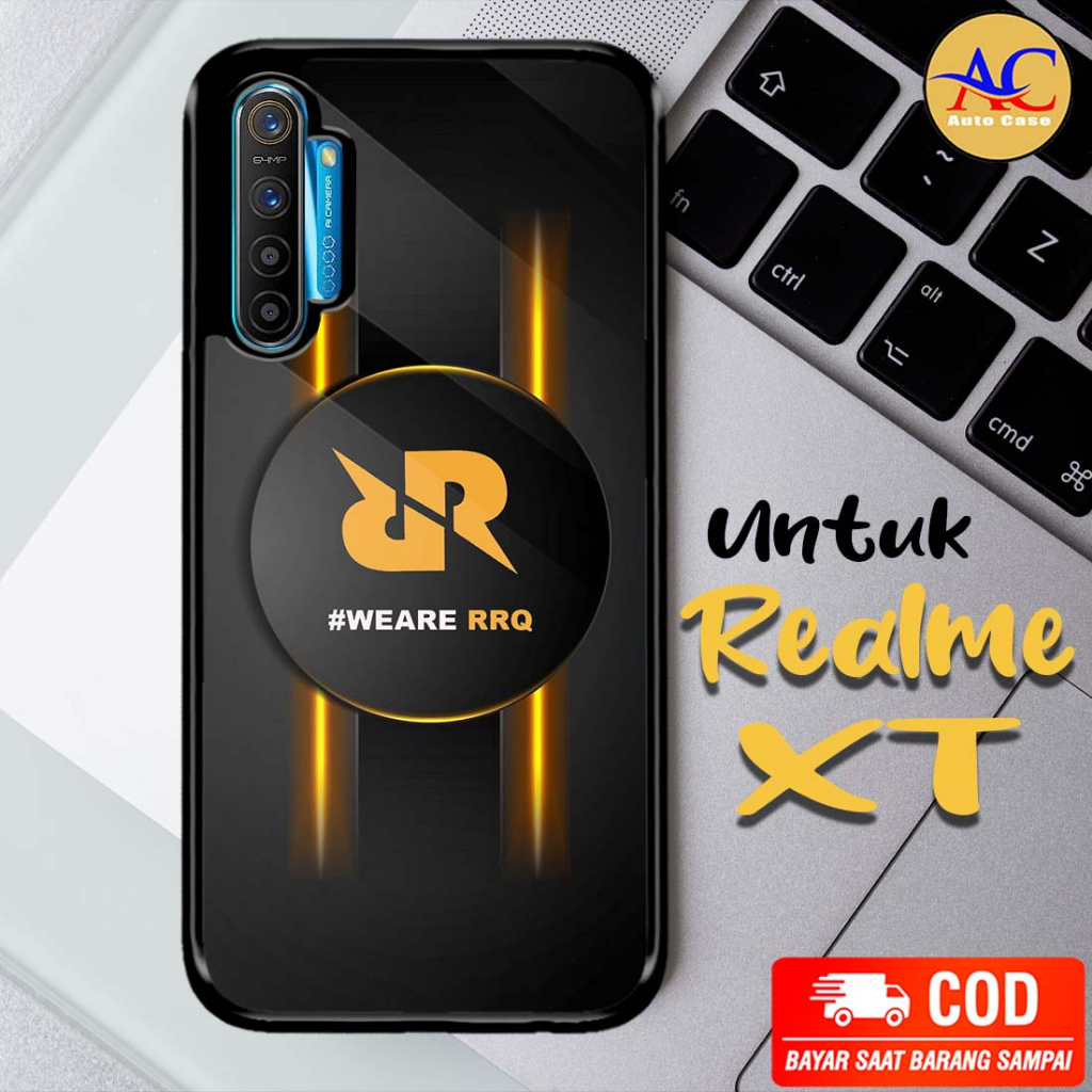 Softcase Glass kaca untuk REALME XT RRQ Casing Handphone Case Hp Procamera
