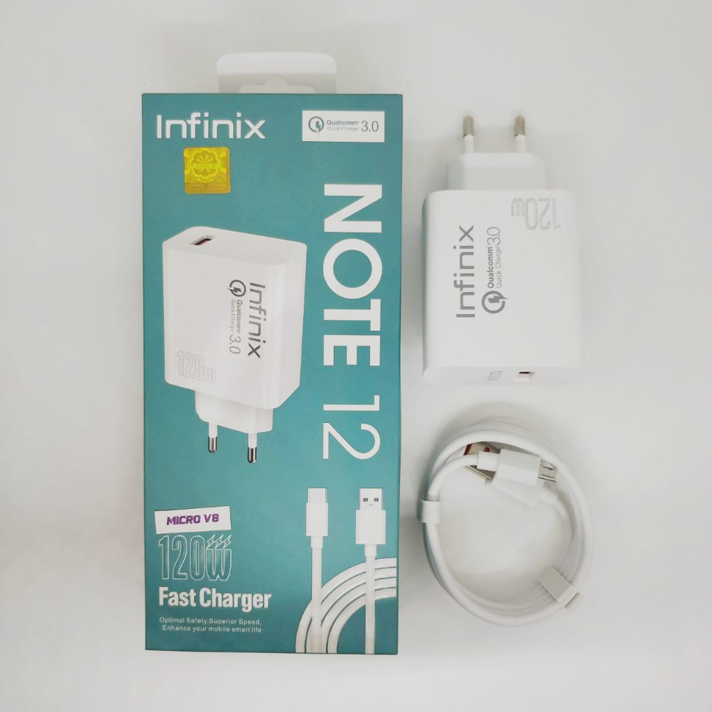 NEW Charger Infinix NOTE 12 Hot 20S 120W Support Fast Charging Quic Charge 3.0 BY SULTAN