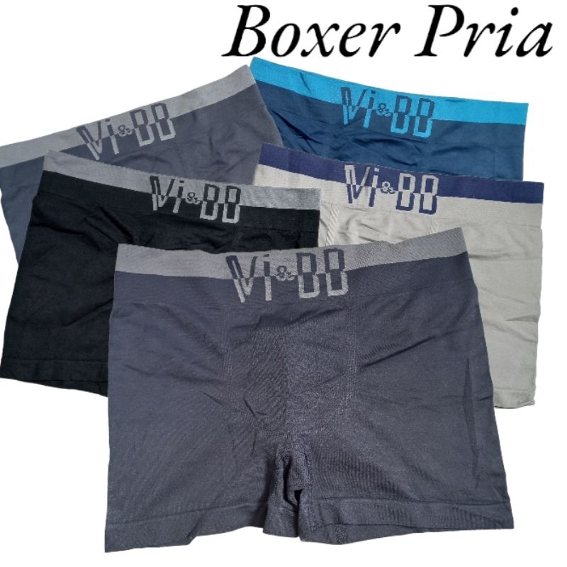 Boxer Pria Celana Dalam Pria Bahan Jersey