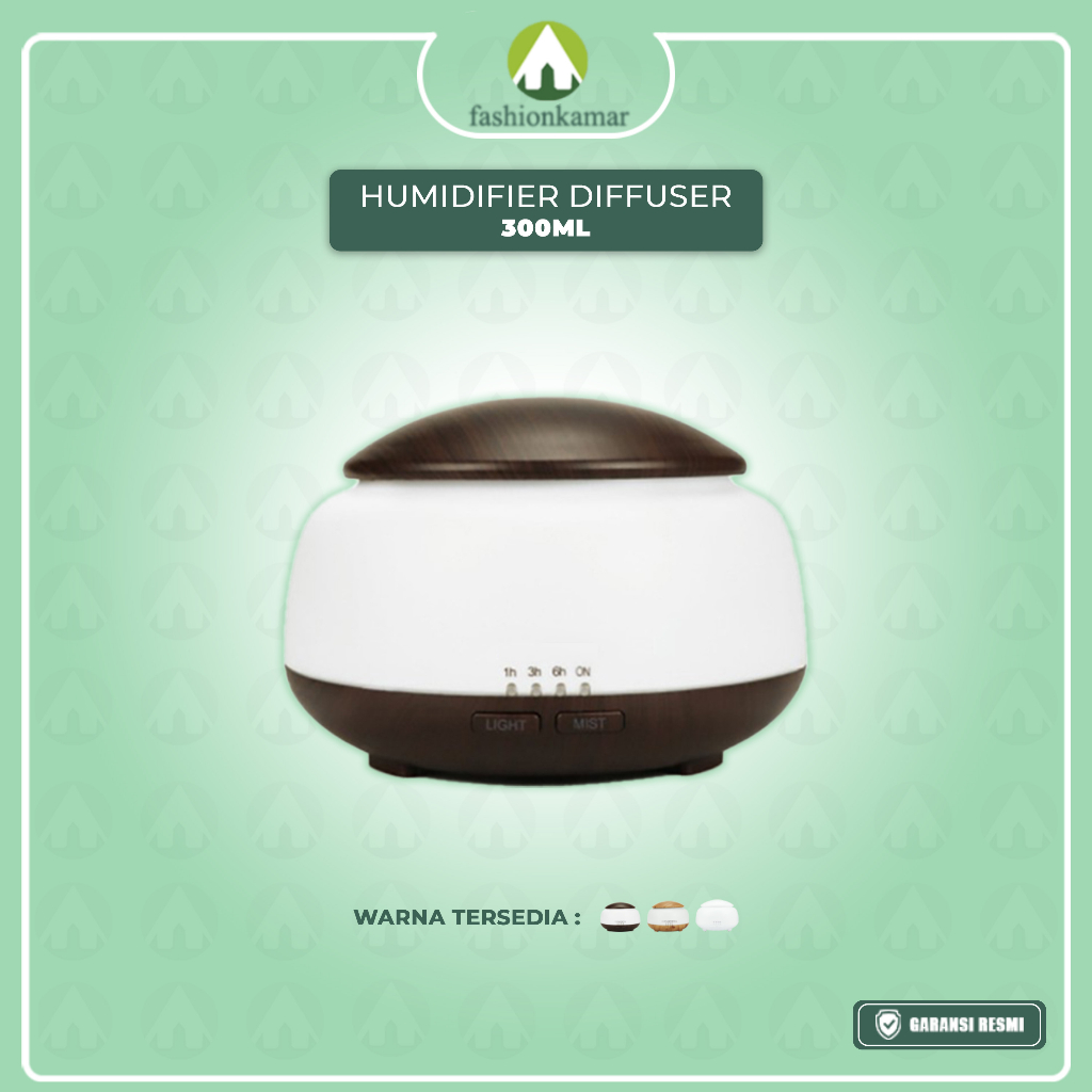 Humidifier Air 300ML Aromaterapi Difuser Dengan Remote Model Jamur (TIDAK FREE OIL)